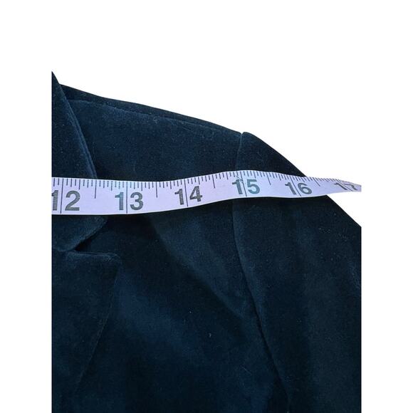 Drapers‎ & Damon’s Velvet Blazer Dark Blue PS Dark Academia Fall Winter Holiday - Picture 11 of 14